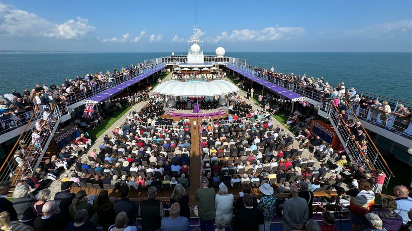 Ambassador Cruise Line DDay 80 memorial ceremony